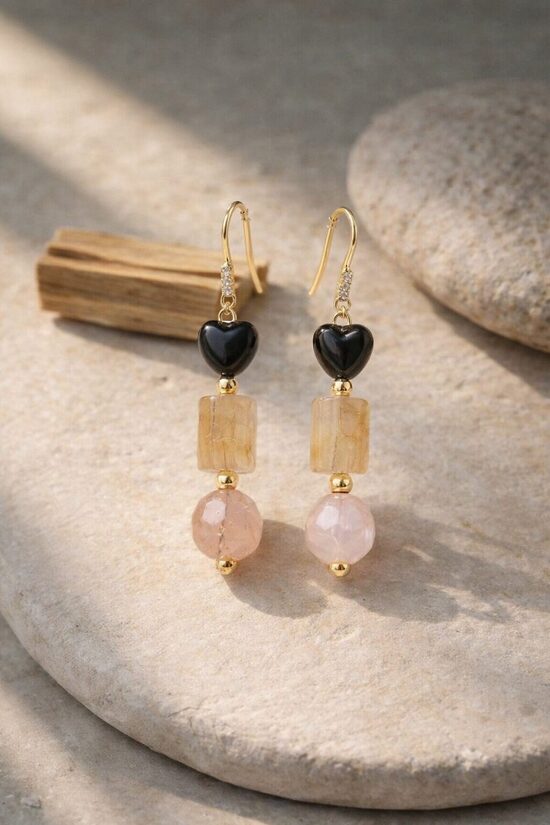 Auskari "Melnais nektārs"